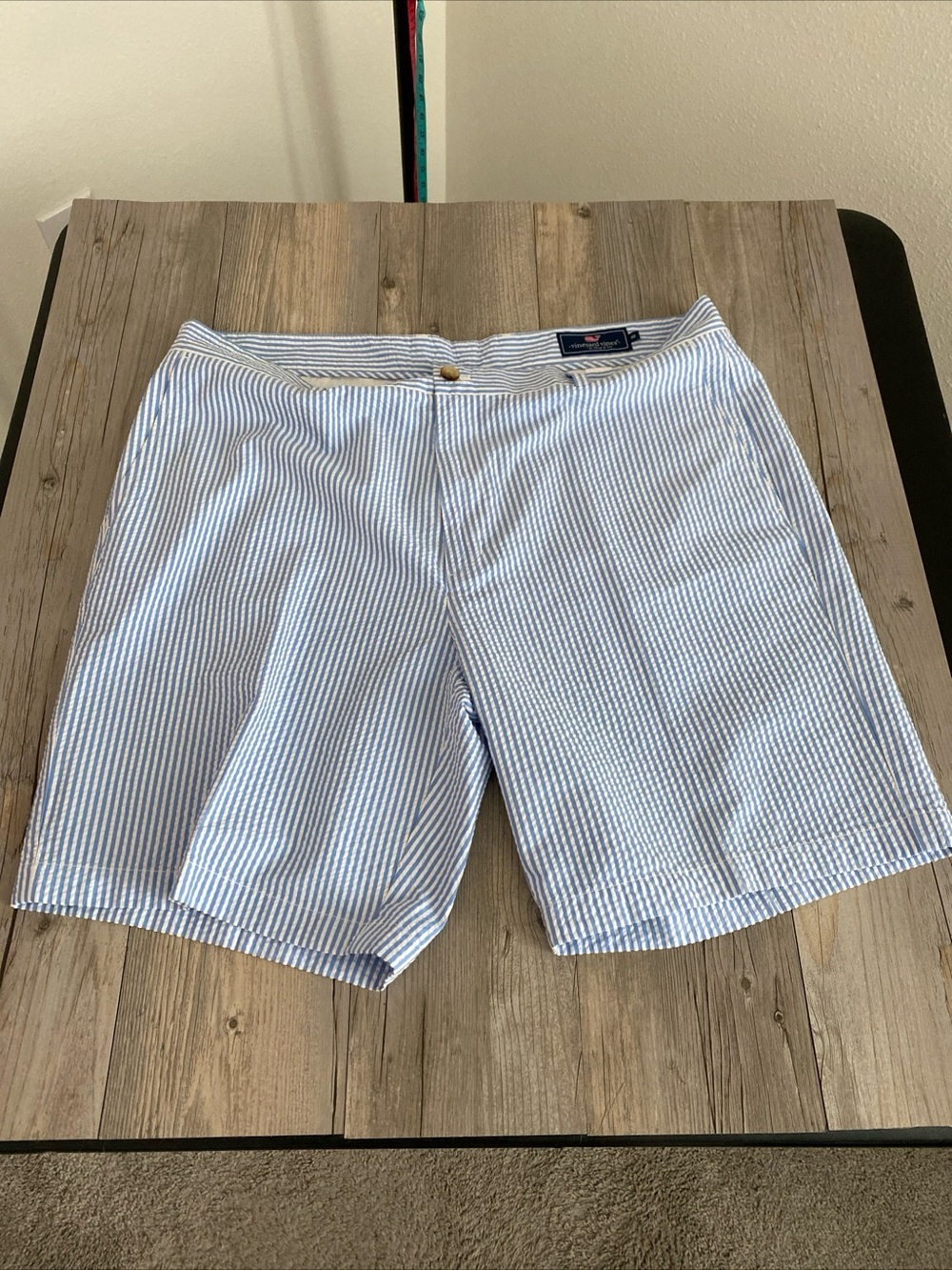 Vineyard Vines Mens Striped Seersucker Breaker Shorts Golf Summer 40